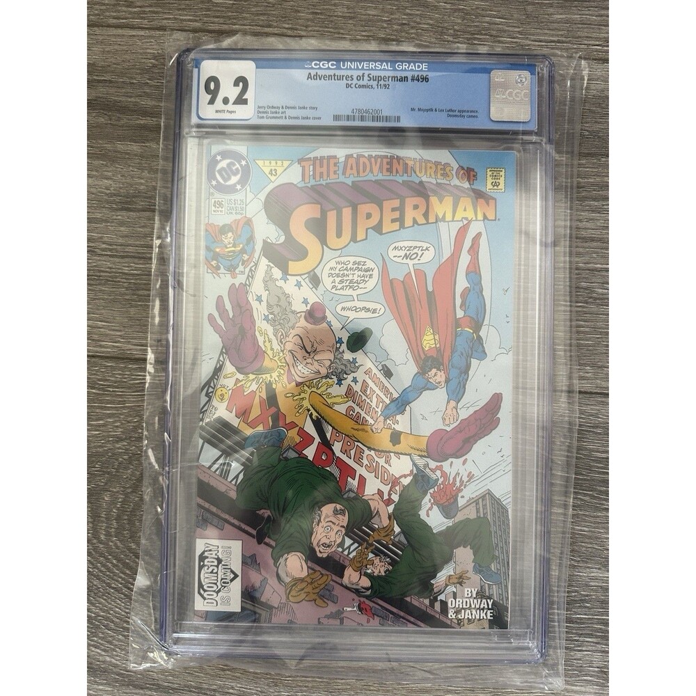 Adventures of Superman #496 (DC Comics November 1992) CGC 9.2